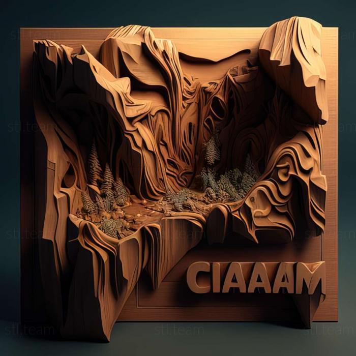 3D model Chasm game (STL)